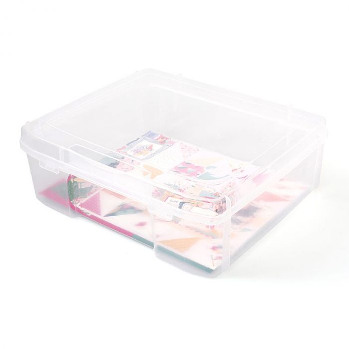 We R Memory Keepers 17Pc Translucent Plastic Craft Storage Case Set -  20565129